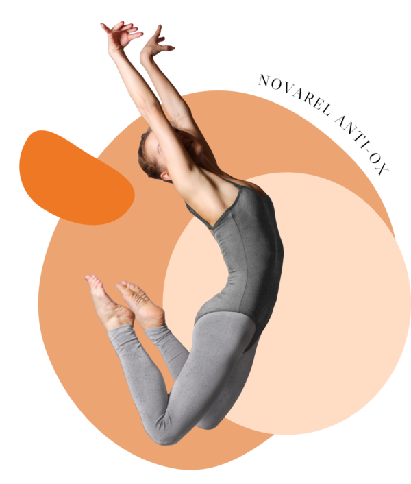 cosmetotextiles-nylon6-antioxidant NOVAREL ANTI-OX nylon 6 cosmetotextile fibers have antioxidant properties for the skin.