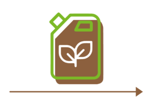 Mediante la biodegradación anaerobia, el nylon biodegradable de NERIDE BIO se convierte en metano, reduciendo el volumen de residuos y generando energía verde.