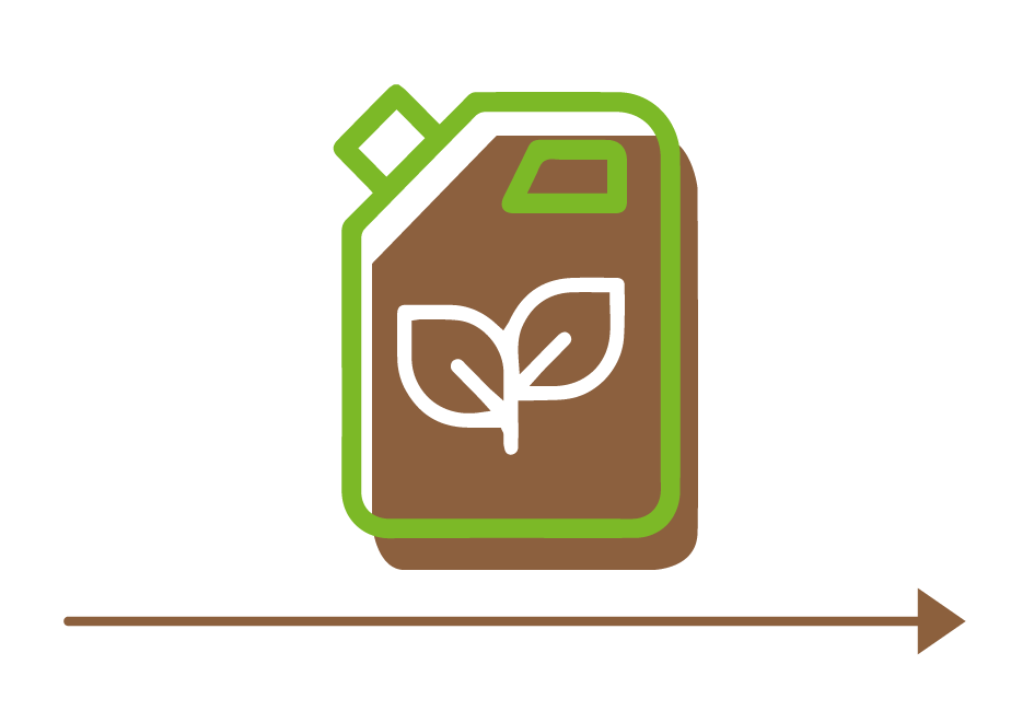 Mediante la biodegradación anaerobia, el nylon biodegradable de NERIDE BIO se convierte en metano, reduciendo el volumen de residuos y generando energía verde.