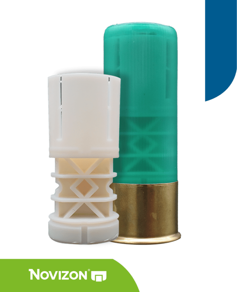 NOVIZON shotshell wads are high-performance components designed to provide excellent flexibility and elastic recovery,
